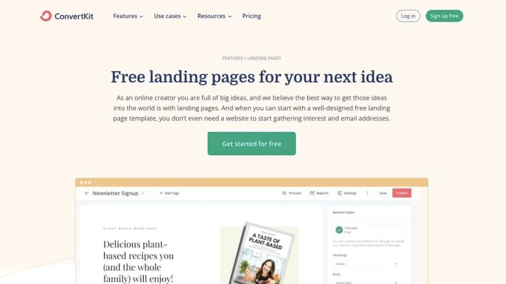 Landing Page Tools & Builders To Boost Your Conversions - ConvertKit