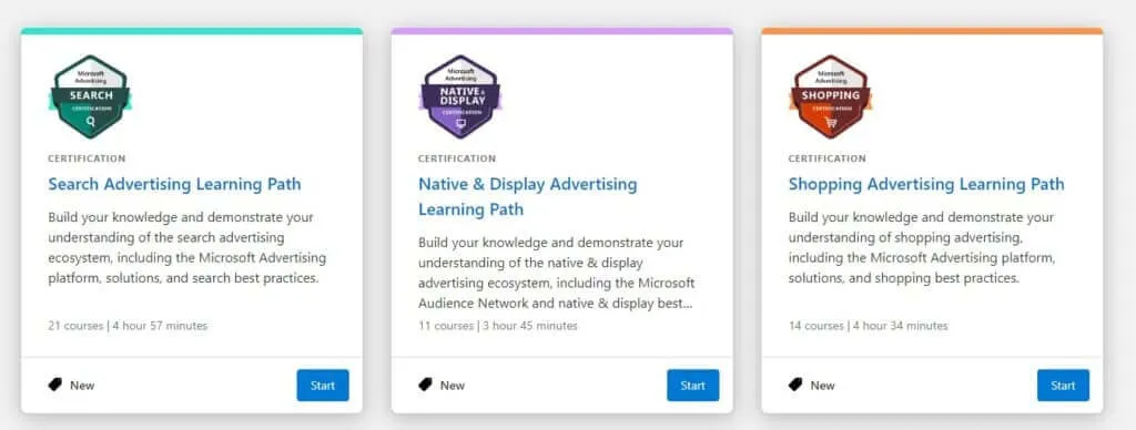 Free training and certifications from Microsoft