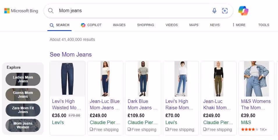 Microsoft Shopping Ads