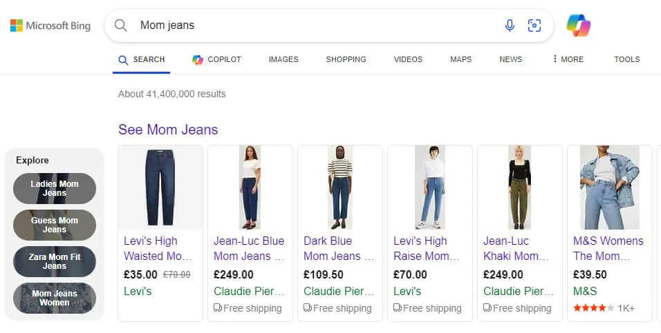 Microsoft Shopping Ads