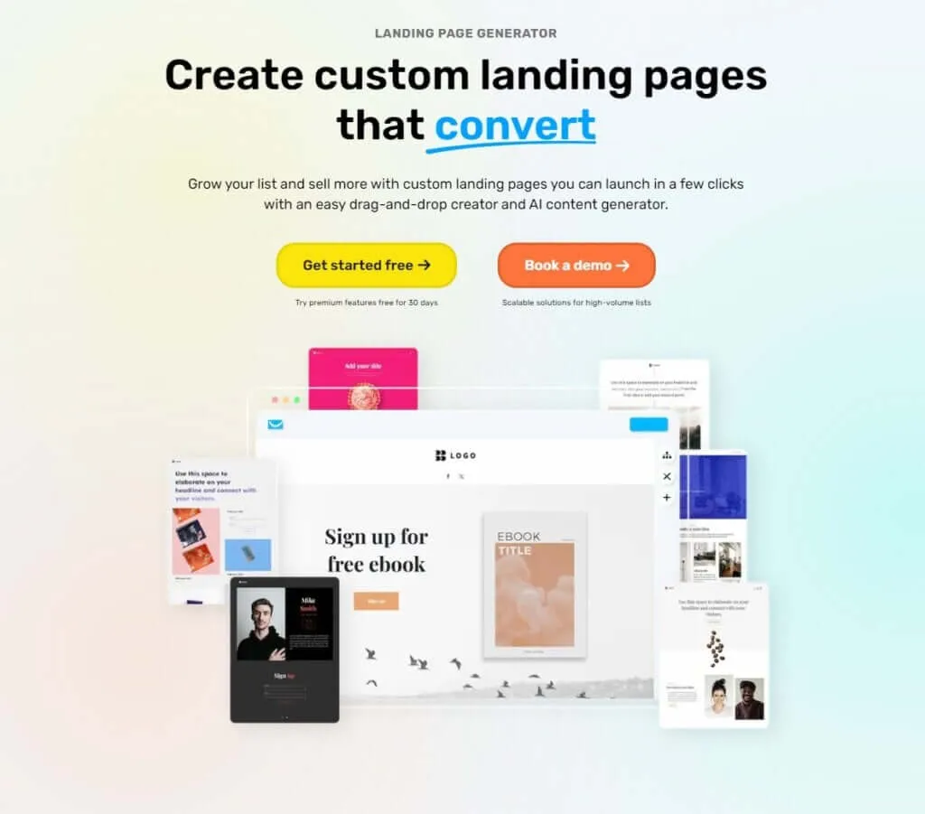 Landing Page Builder - GetResponse