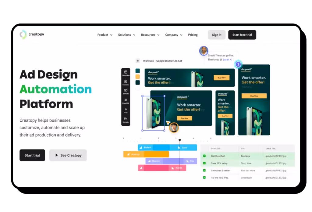 Creatopy as a SaaS Tools to Craft Paid Ads Effortlessly