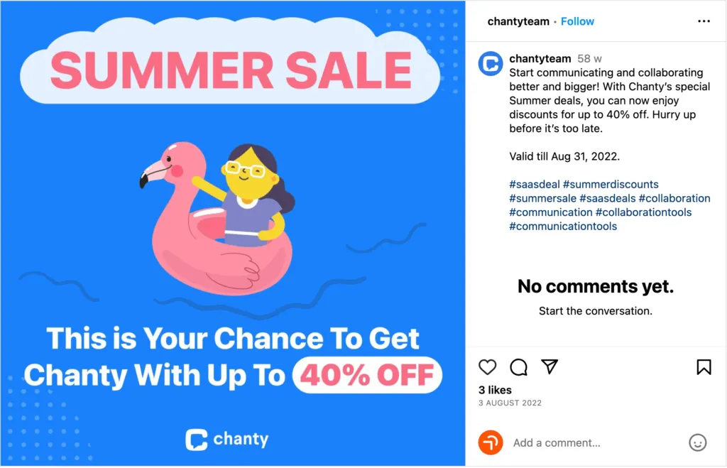 Chanyteam Instagram page