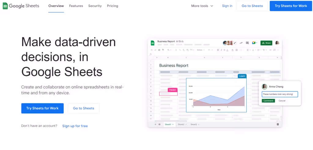 SaaS Tools We Use to Manage our Remote Performance Marketing Agency - Google Sheets