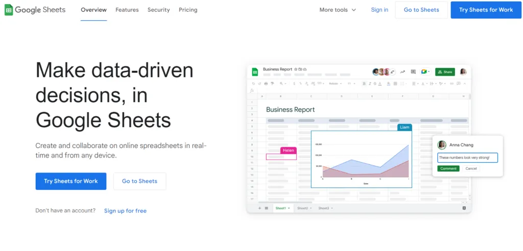 SaaS Tools We Use to Manage our Remote Performance Marketing Agency - Google Sheets
