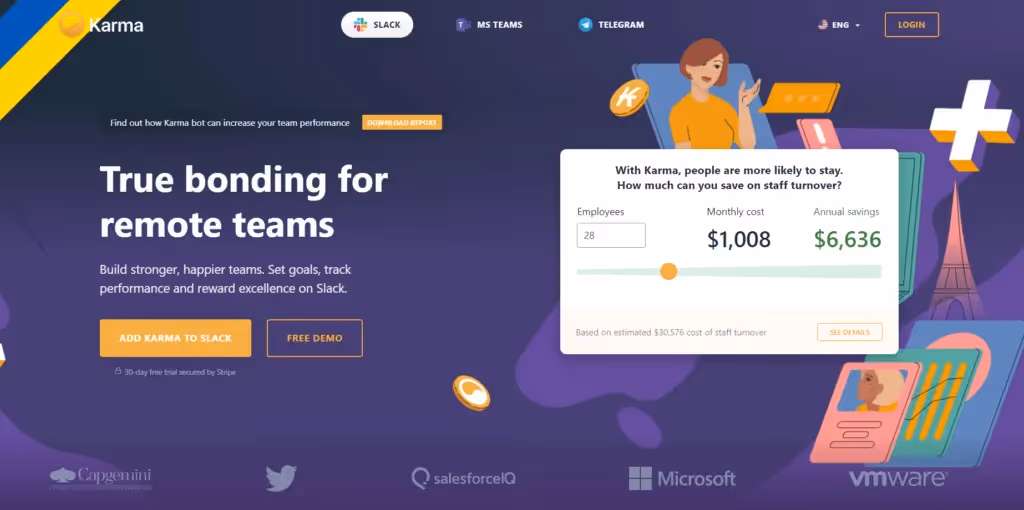 SaaS Tools We Use to Manage our Remote Performance Marketing Agency - Karma Bot for Slack