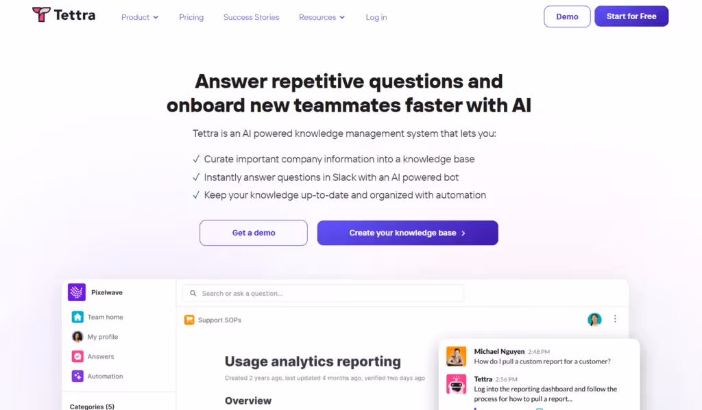 SaaS Tools We Use to Manage our Remote Performance Marketing Agency - Tettra