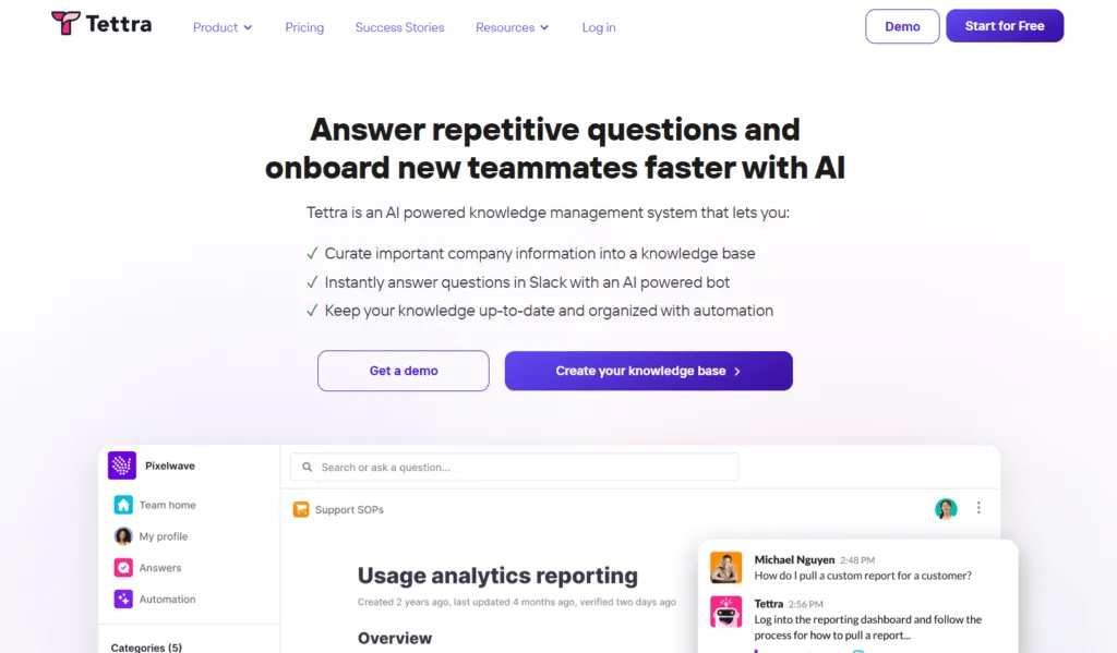 SaaS Tools We Use to Manage our Remote Performance Marketing Agency - Tettra