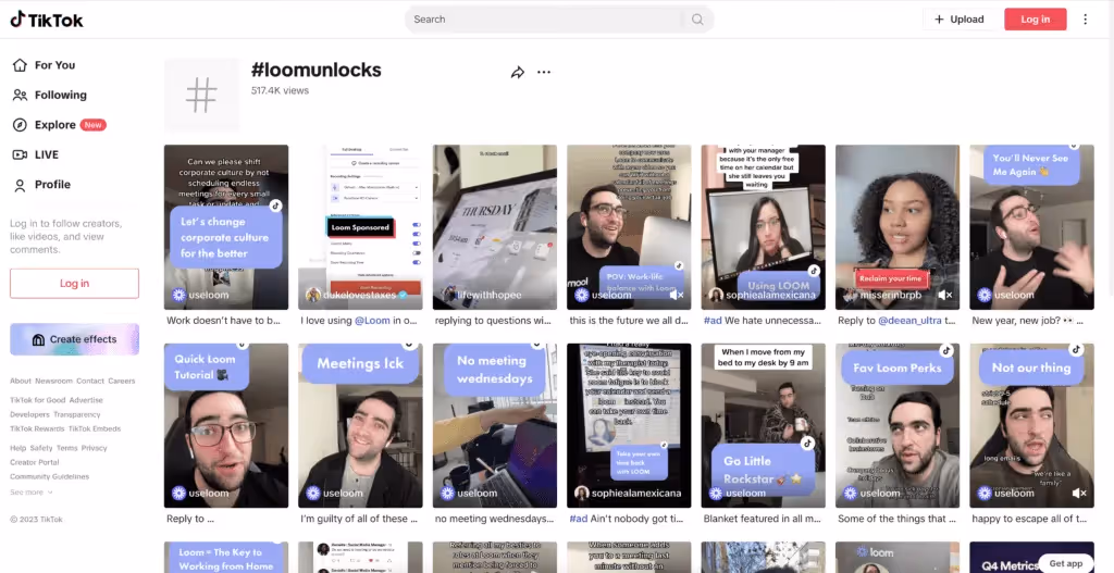 #loomunlocks - a special Loom's hashtag