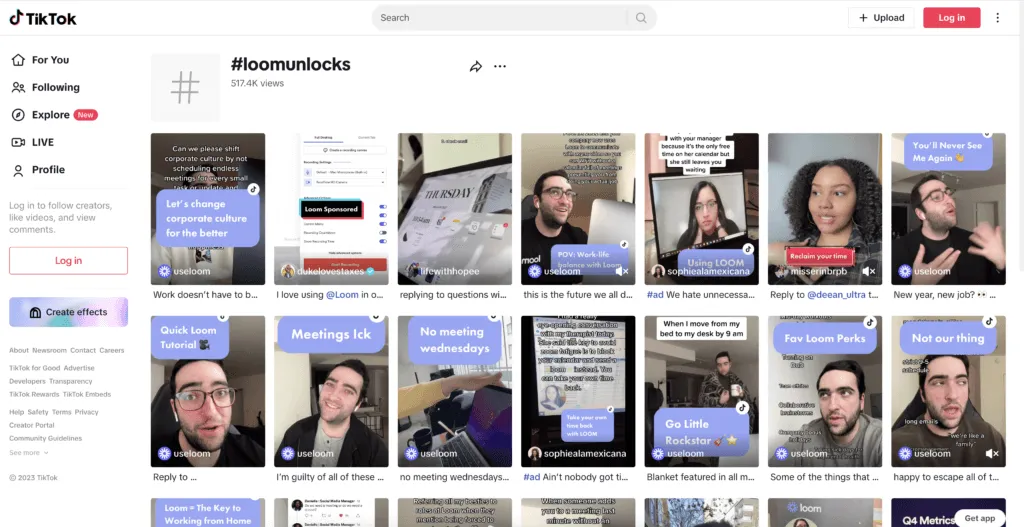 #loomunlocks - a special Loom's hashtag