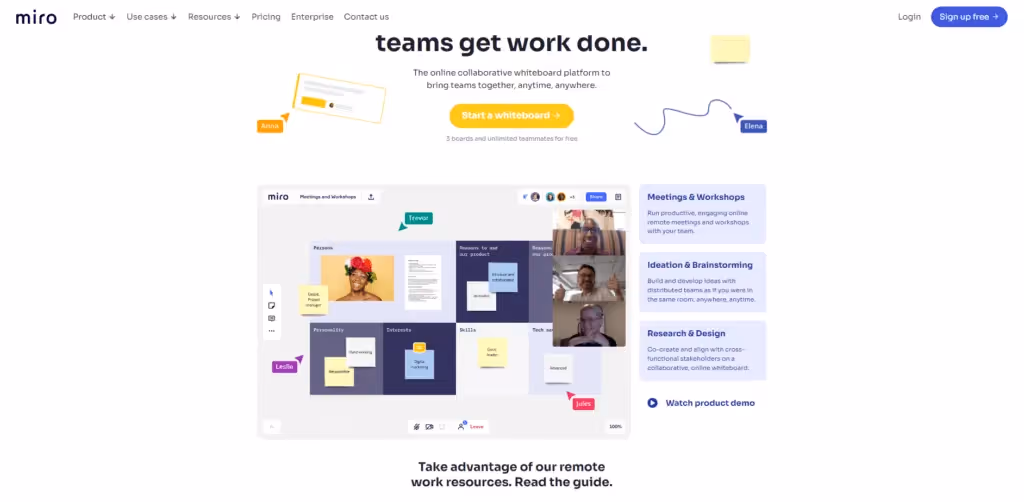 SaaS Tools We Use to Manage our Remote Performance Marketing Agency - Miro