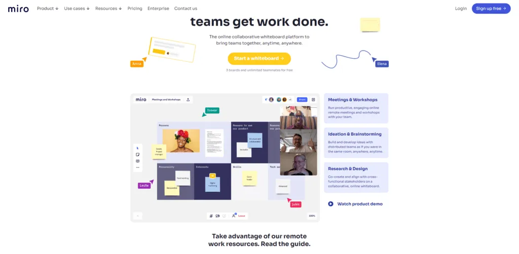 SaaS Tools We Use to Manage our Remote Performance Marketing Agency - Miro