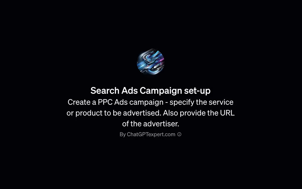 GPT - Search Ads Campaign set-up