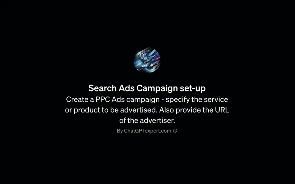 GPT - Search Ads Campaign set-up