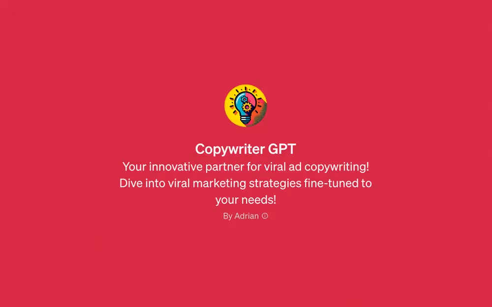 GPT - Copywriter GPT