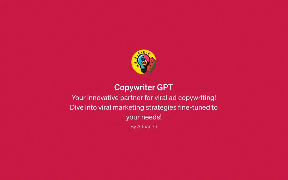 GPT - Copywriter GPT
