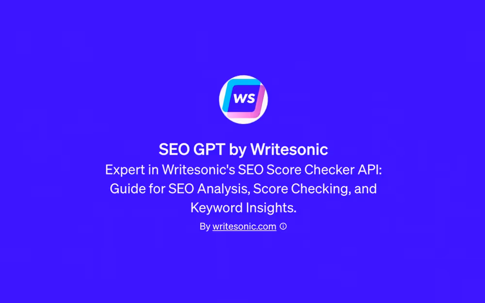 GPT - Writesonic
