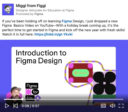 LinkedIn Video Ad Examples & Best Practices Figma