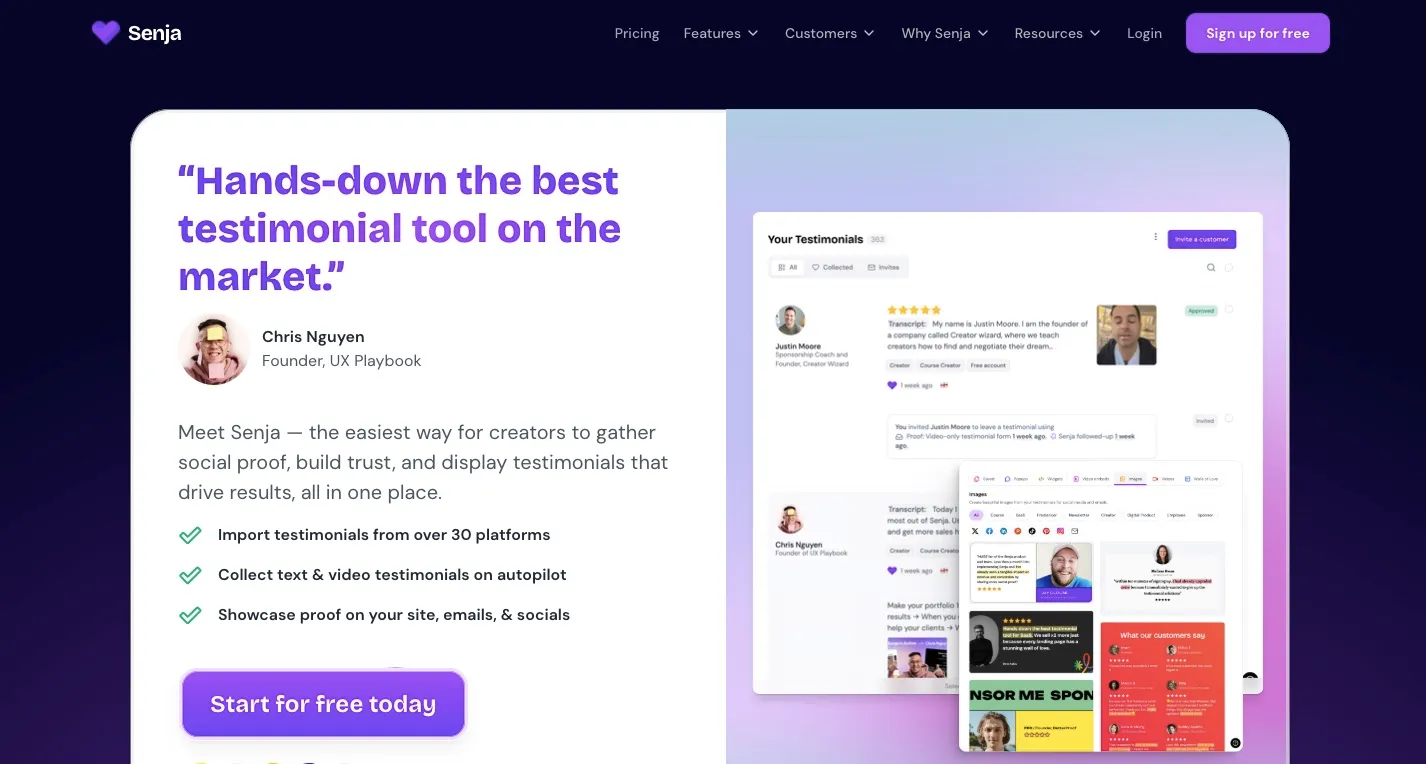 Senja 8 Free Marketing Tools for SaaS & Tech Startups Aimers 