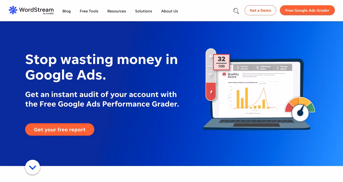 WordStream Ultimate Guide to PPC Marketing for SaaS & Tech Aimers