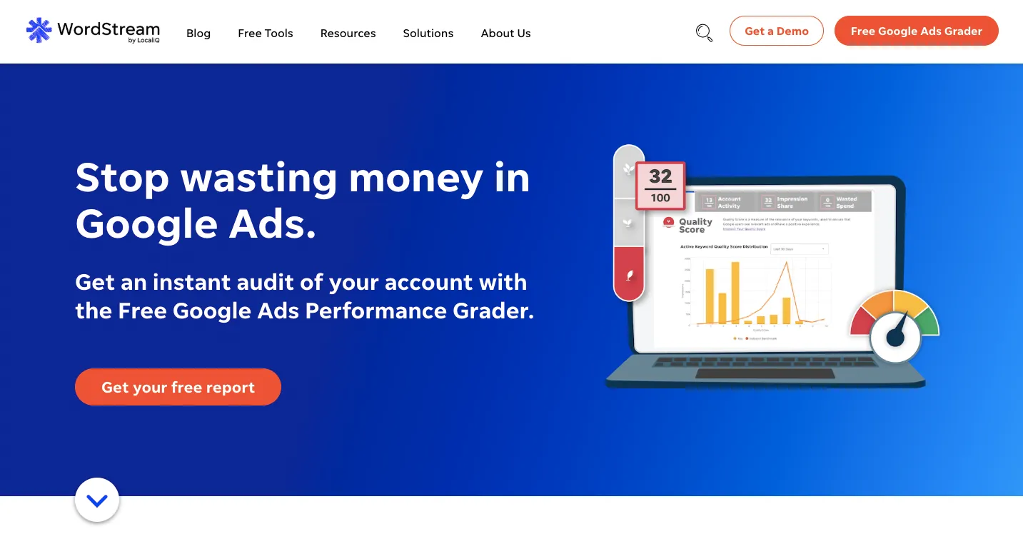 WordStream Ultimate Guide to PPC Marketing for SaaS & Tech Aimers