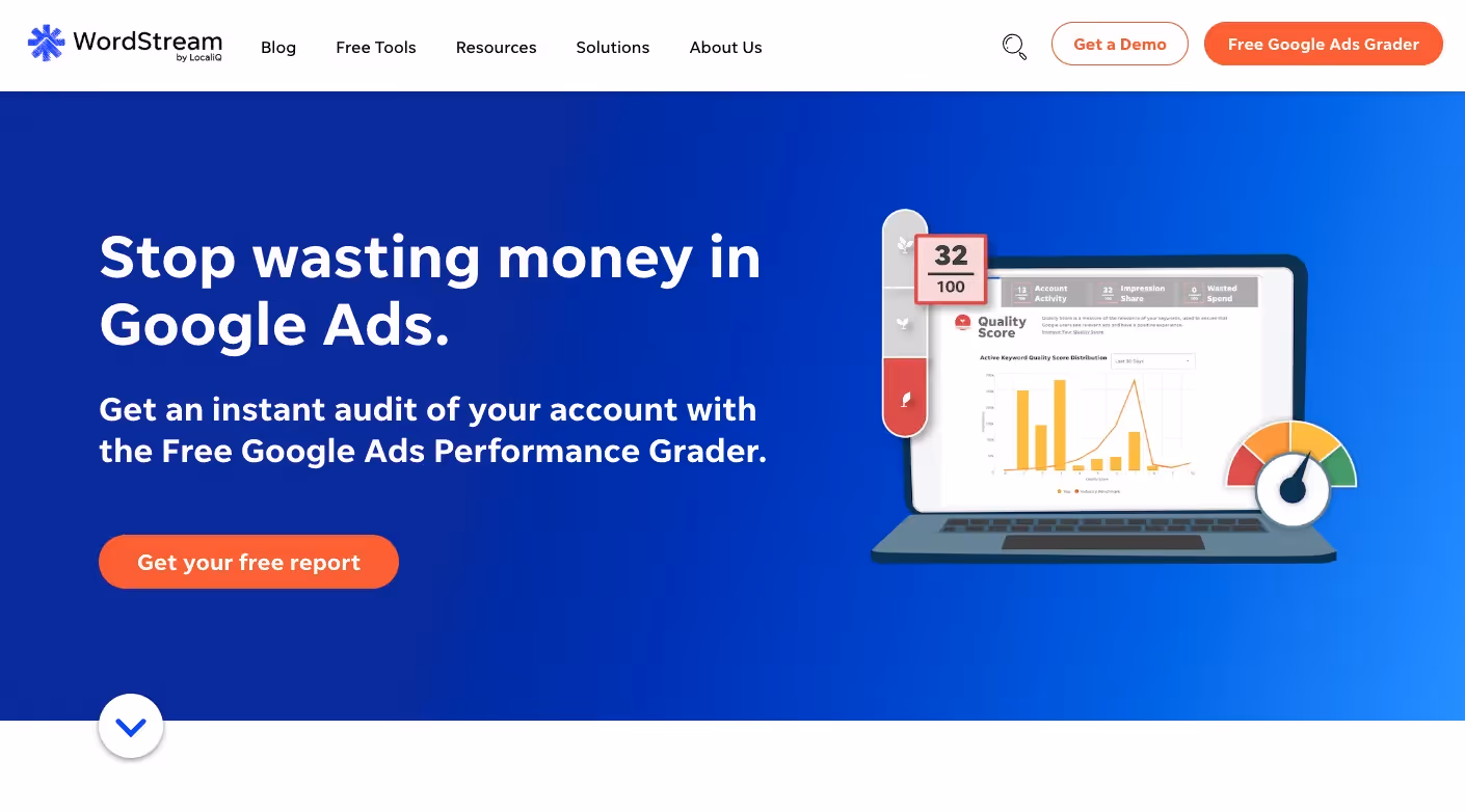 WordStream Best PPC Tools