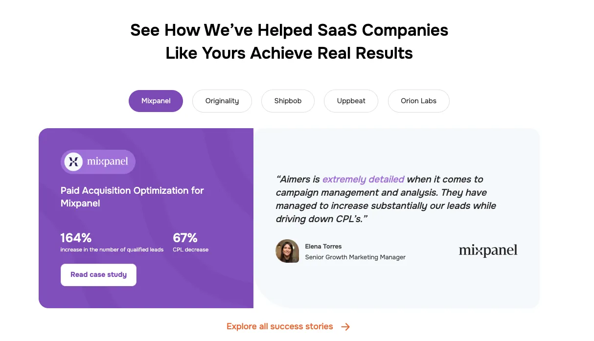 Aimers Testimonials Section What Is Conversion Rate Optimization? The Ultimate Guide to CRO
