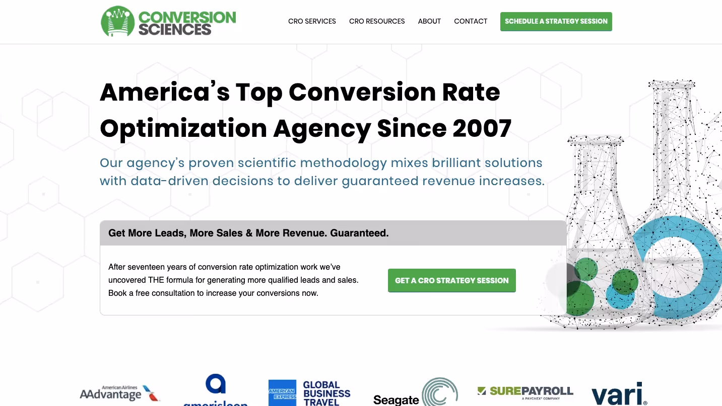 Conversion Sciences Top Conversion Rate Optimization (CRO) Agencies & Services They Provide