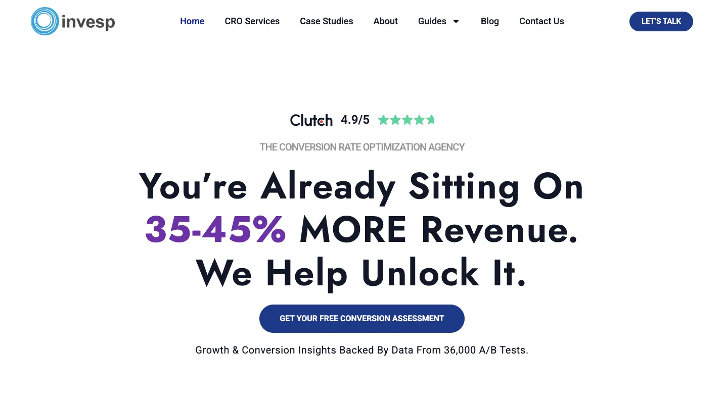 Invesp Top Conversion Rate Optimization (CRO) Agencies & Services They Provide