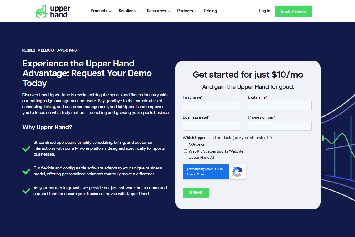 Upper Hand Landing Page Before CRO Why PPC Needs Conversion Rate Optimization Services