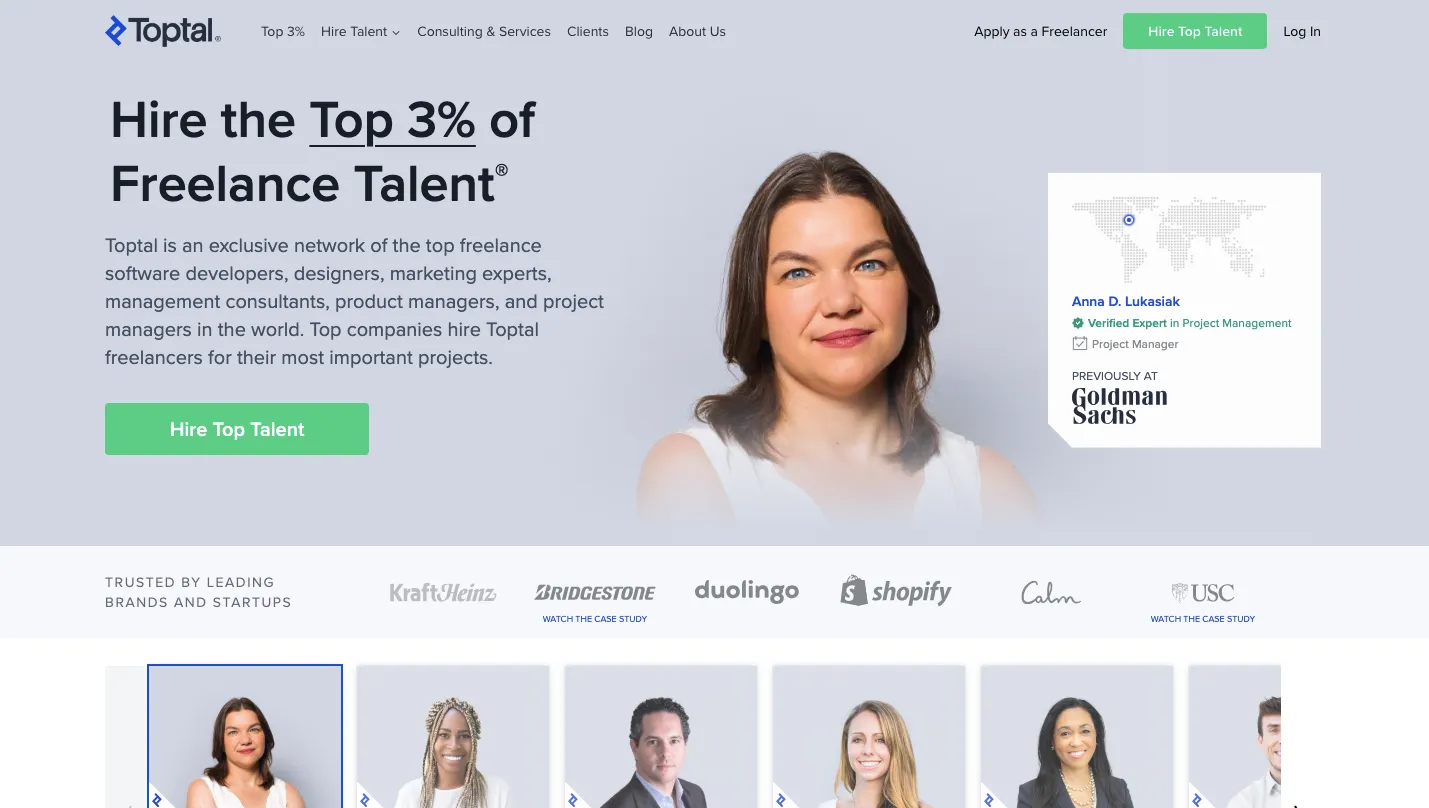 Toptal Top Marketing Agencies for Startups & How to Choose One