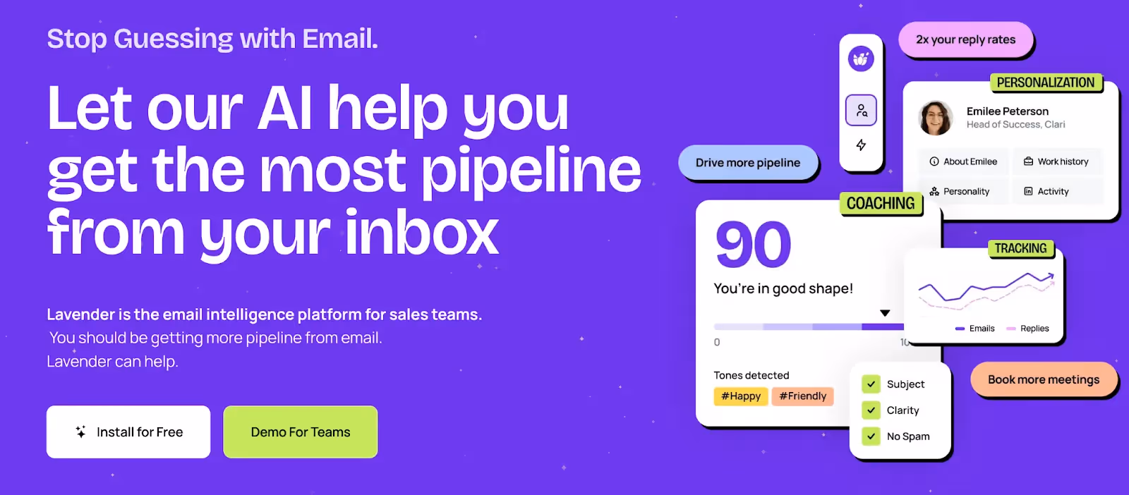 Lavender Makes Email Copy Smarter