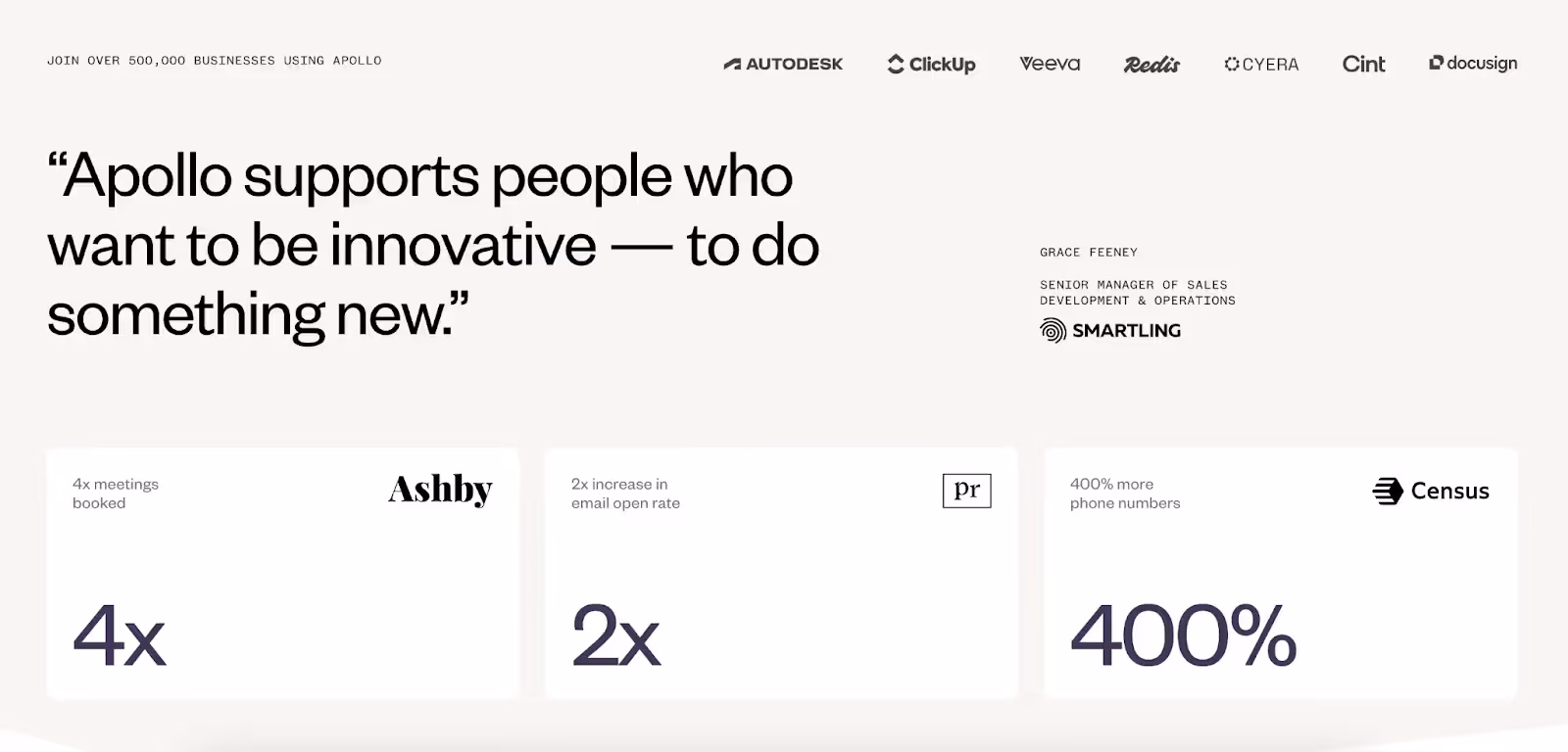 Apollo Empowers Prospecting and Email Automation