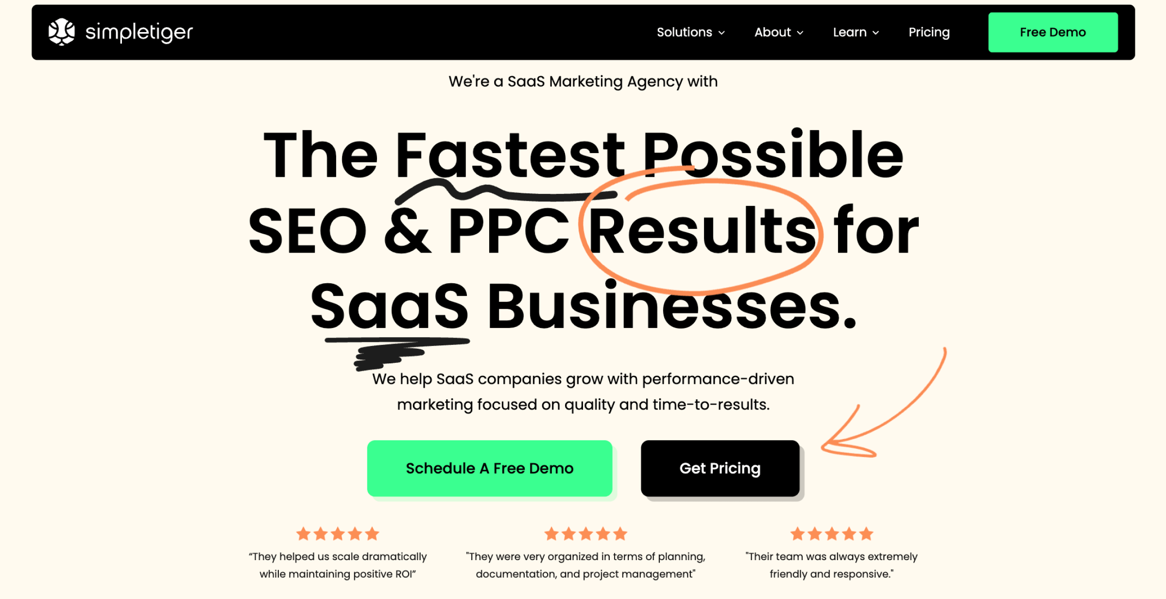 SimpleTiger website