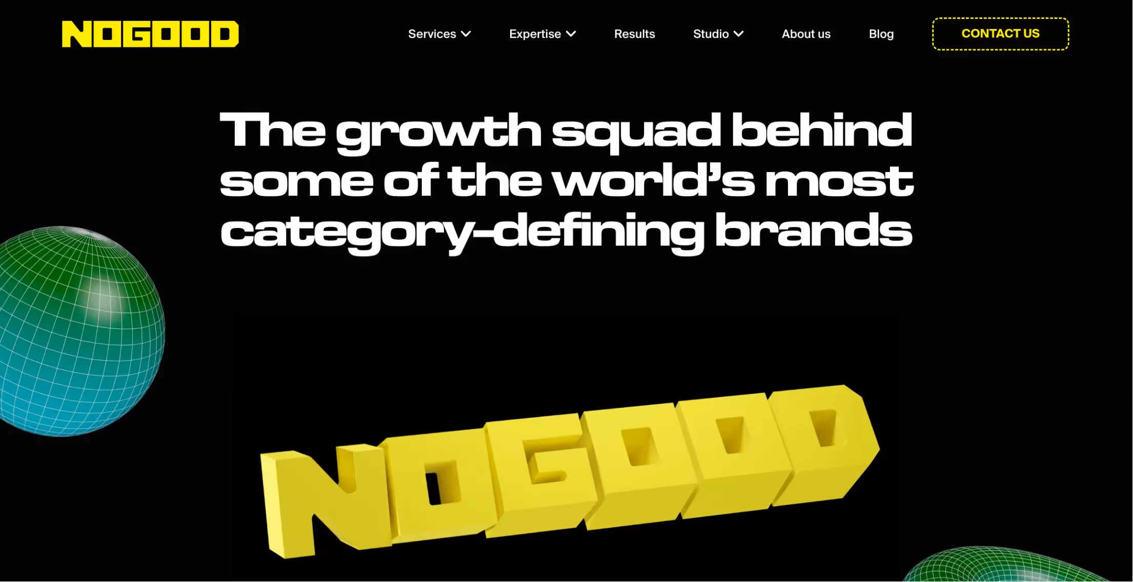 NoGood website screenshot