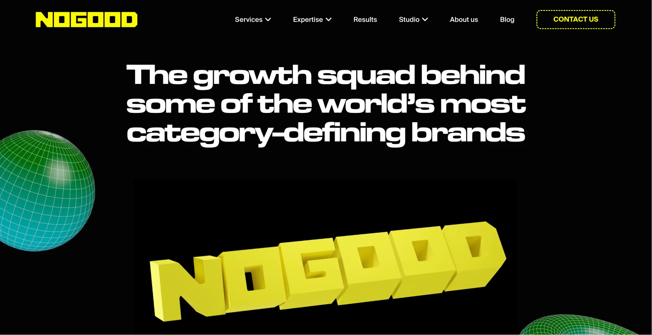NoGood website screenshot