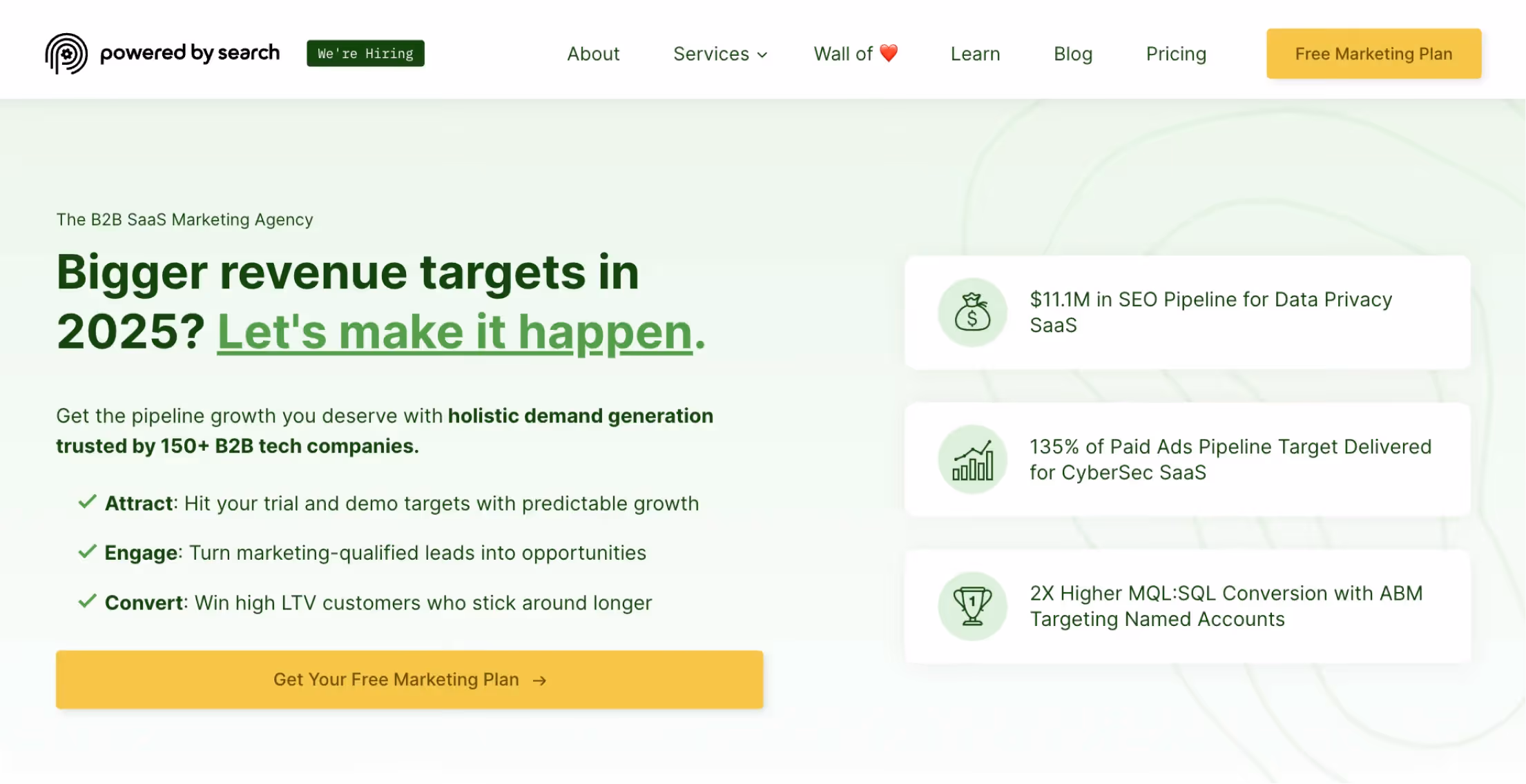 Powered by Search website screenshot