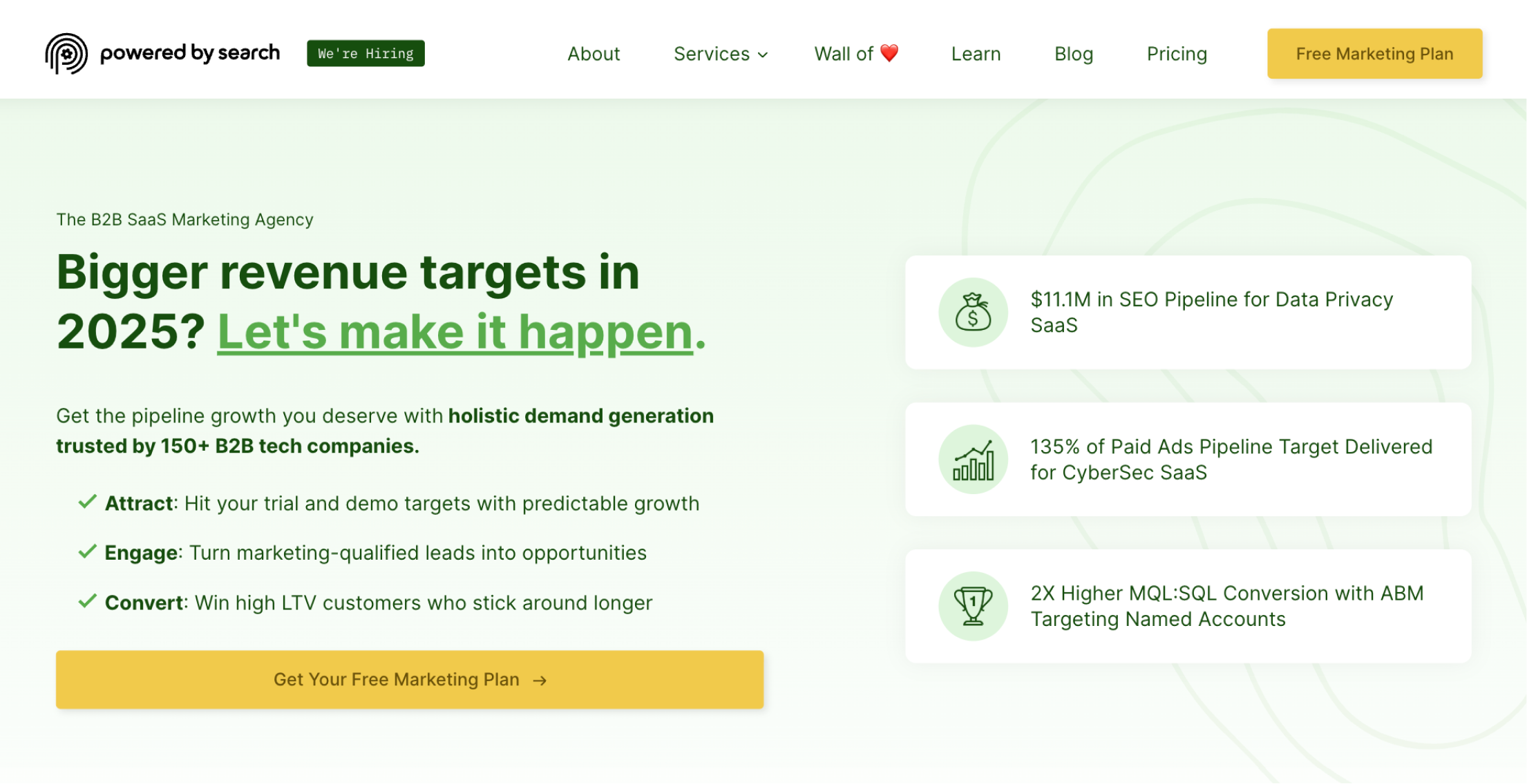 Powered by Search website screenshot