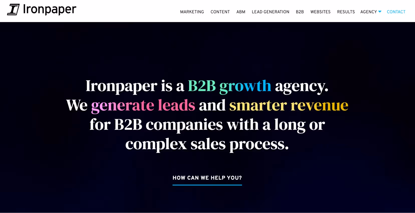 LinkedIn Ads Agencies: Ironpaper