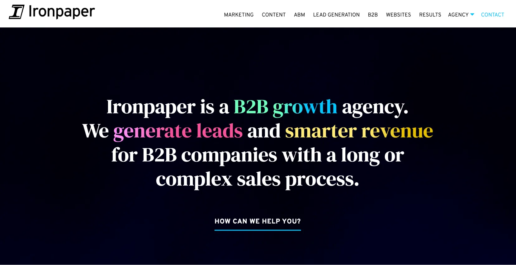 LinkedIn Ads Agencies: Ironpaper