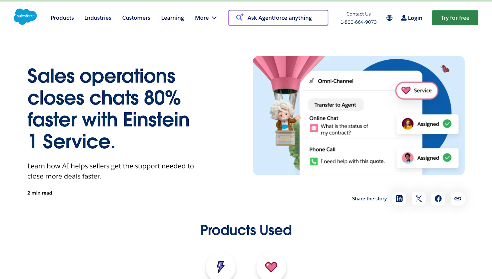 Salesforce website