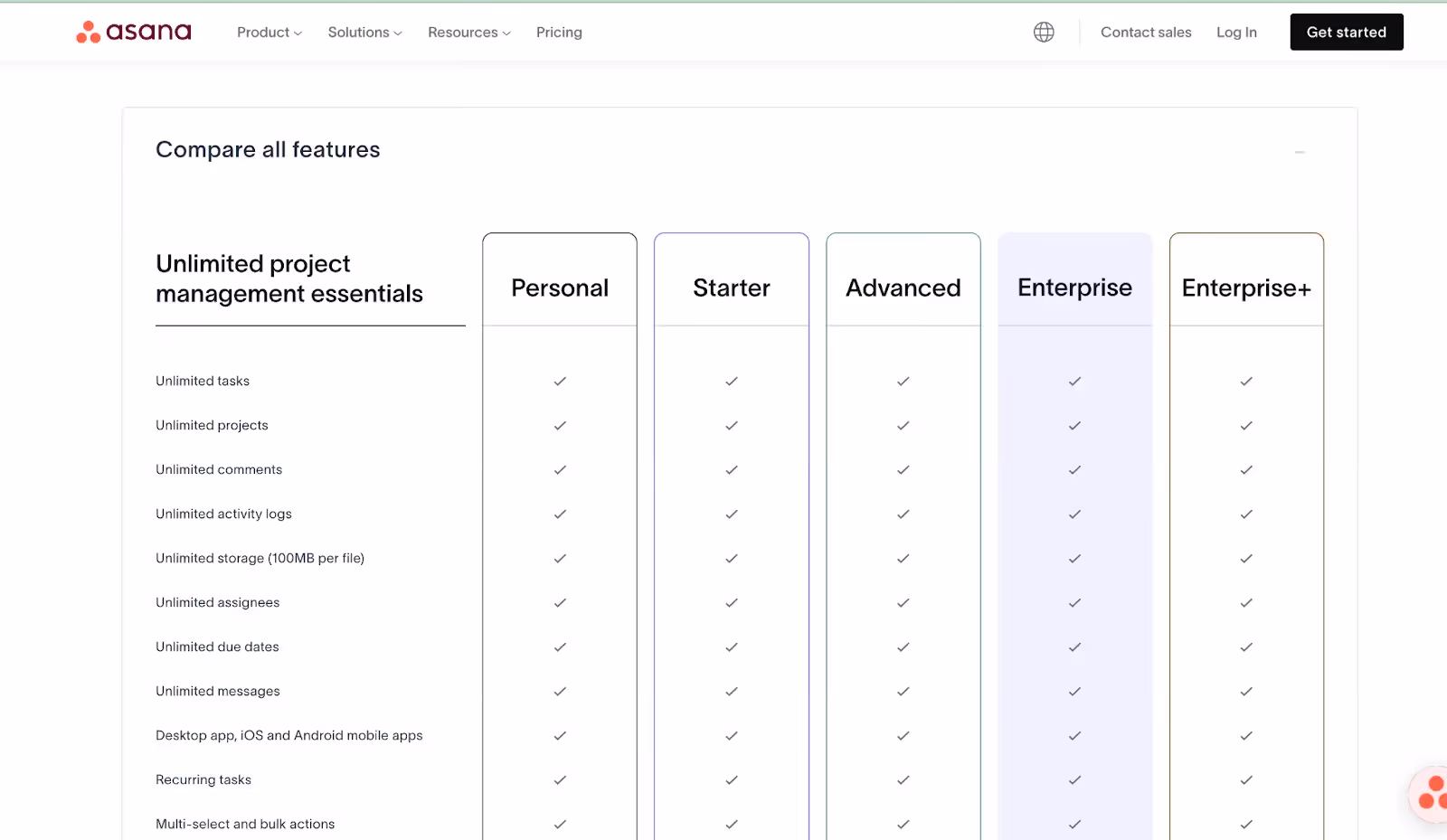 Asana website