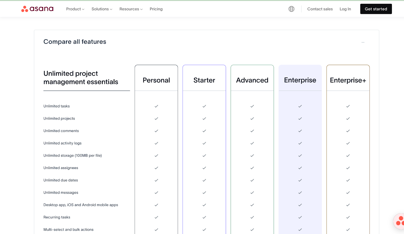 Asana website