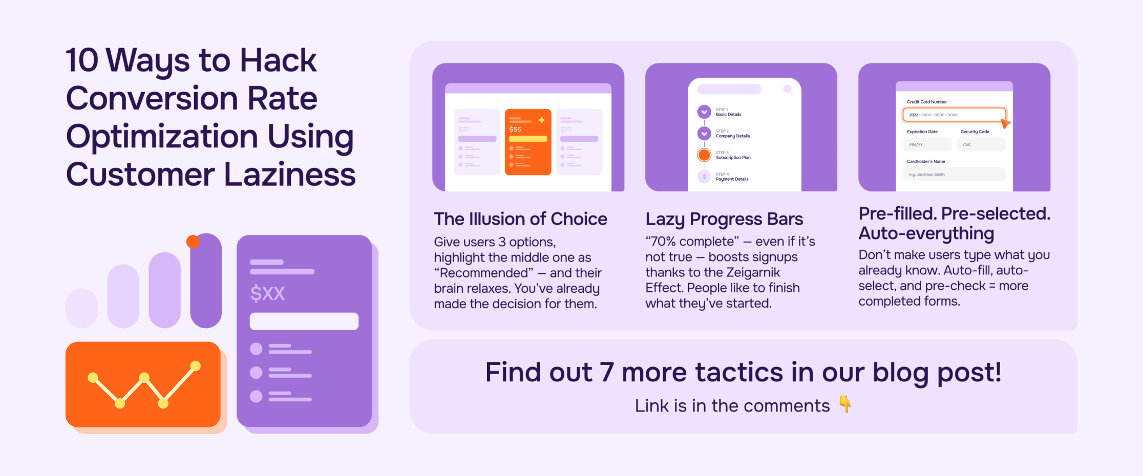 Infographic: 10 Ways to Hack Conversion Rate Optimization Using Customer Laziness