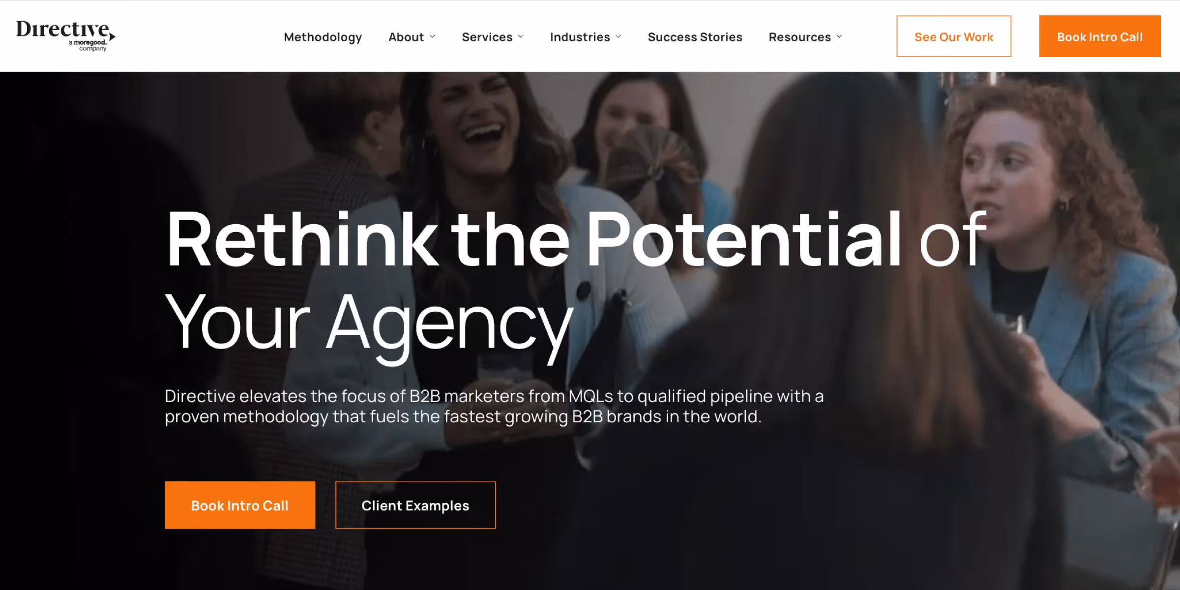 Website screenshot: Directive