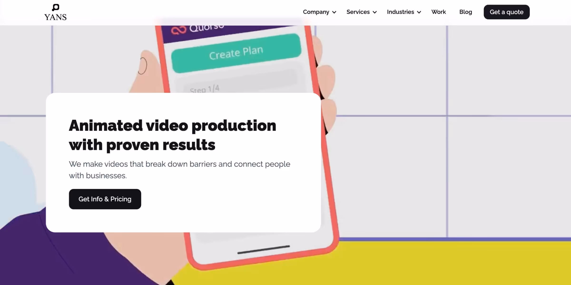 Yans Media homepage