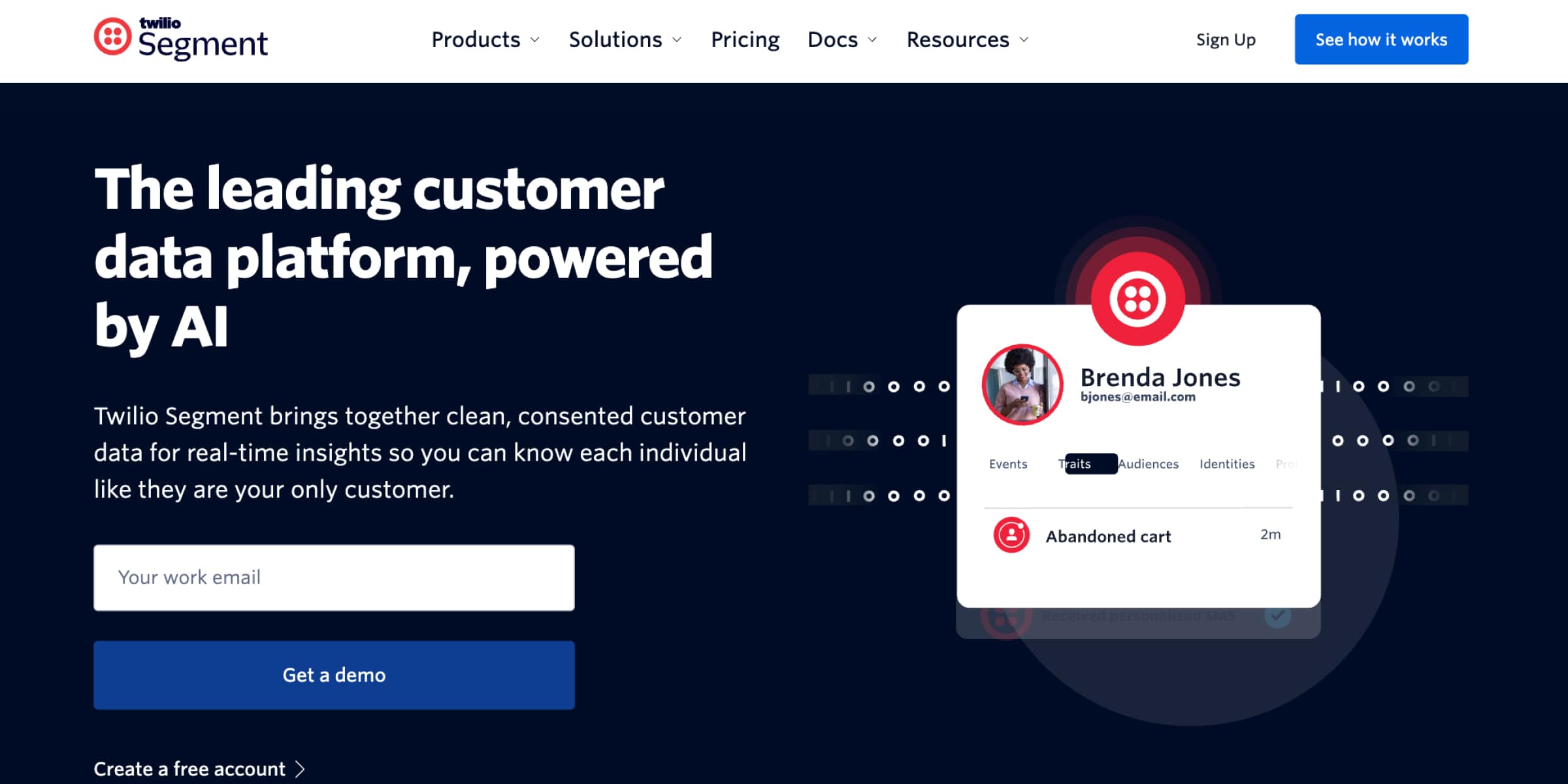 Segment homepage