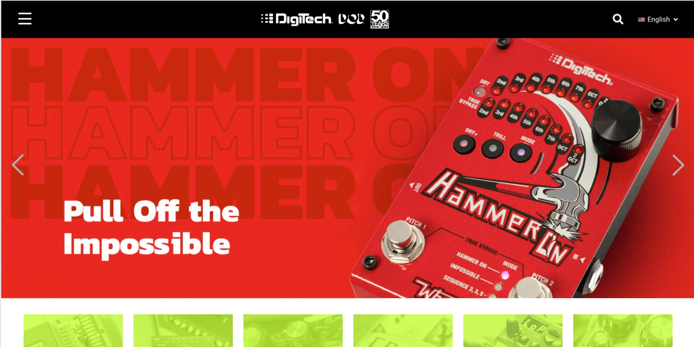 Digitech homepage