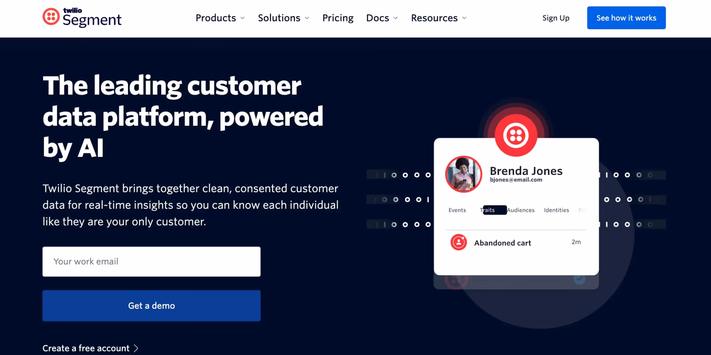Segment homepage