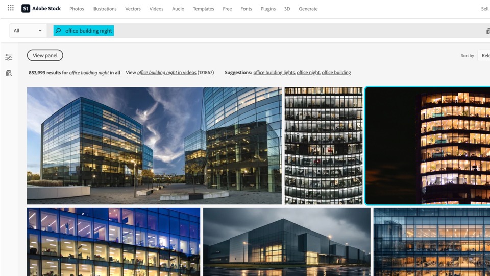 Adobe Stock picture example